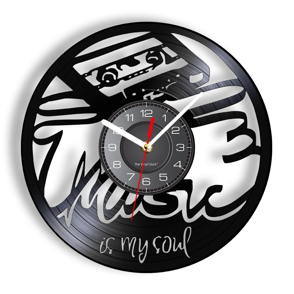 Audio Music Separate - Orologio da Parete con Citazione Ispirazionale