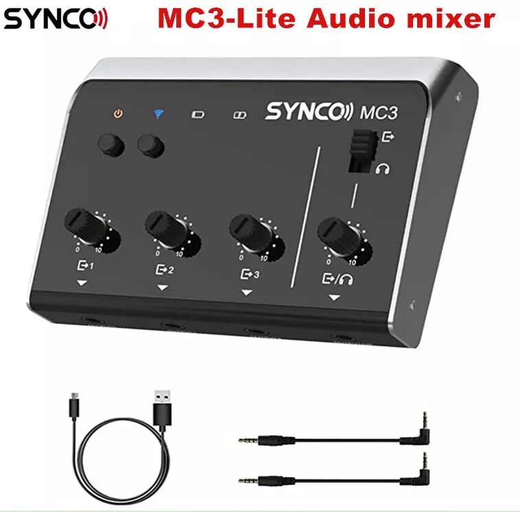 Audio And Music Mixer - Synco MC3 Lite Mixer audio Accessorio