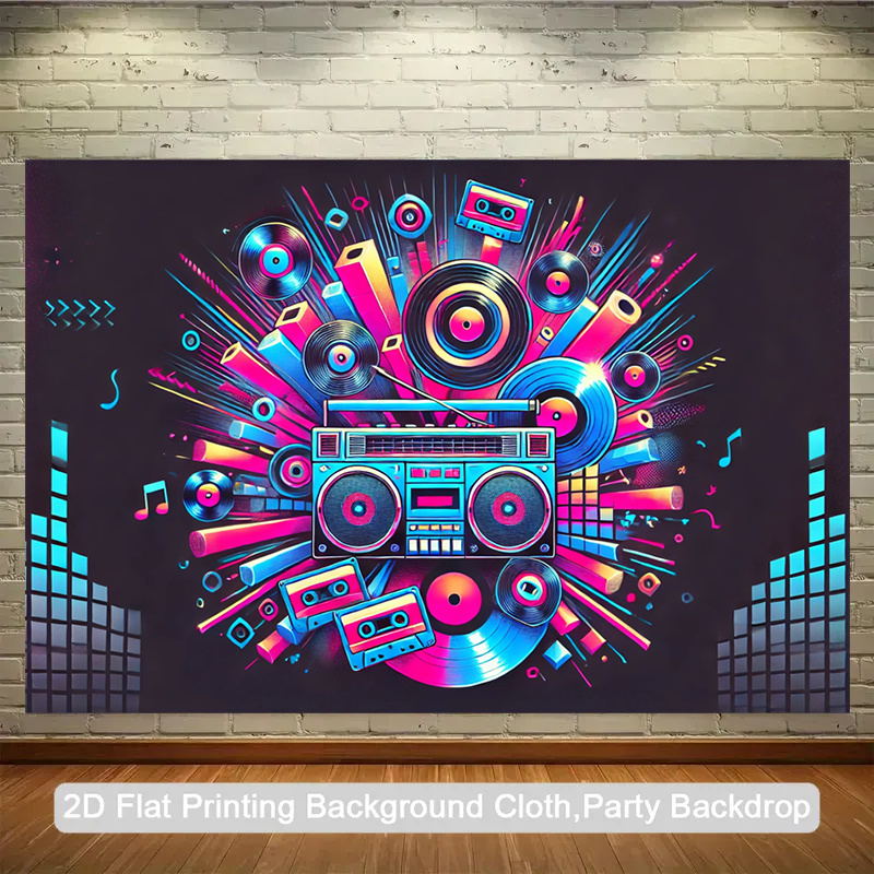 Audio Music Production - Prodotto piatto 2D, in un unico