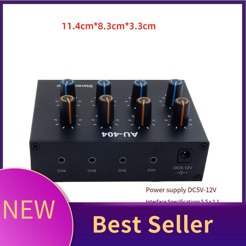 Audio And Music Mixer - M07K-AU-404 Suono stereo Mixer con quattro