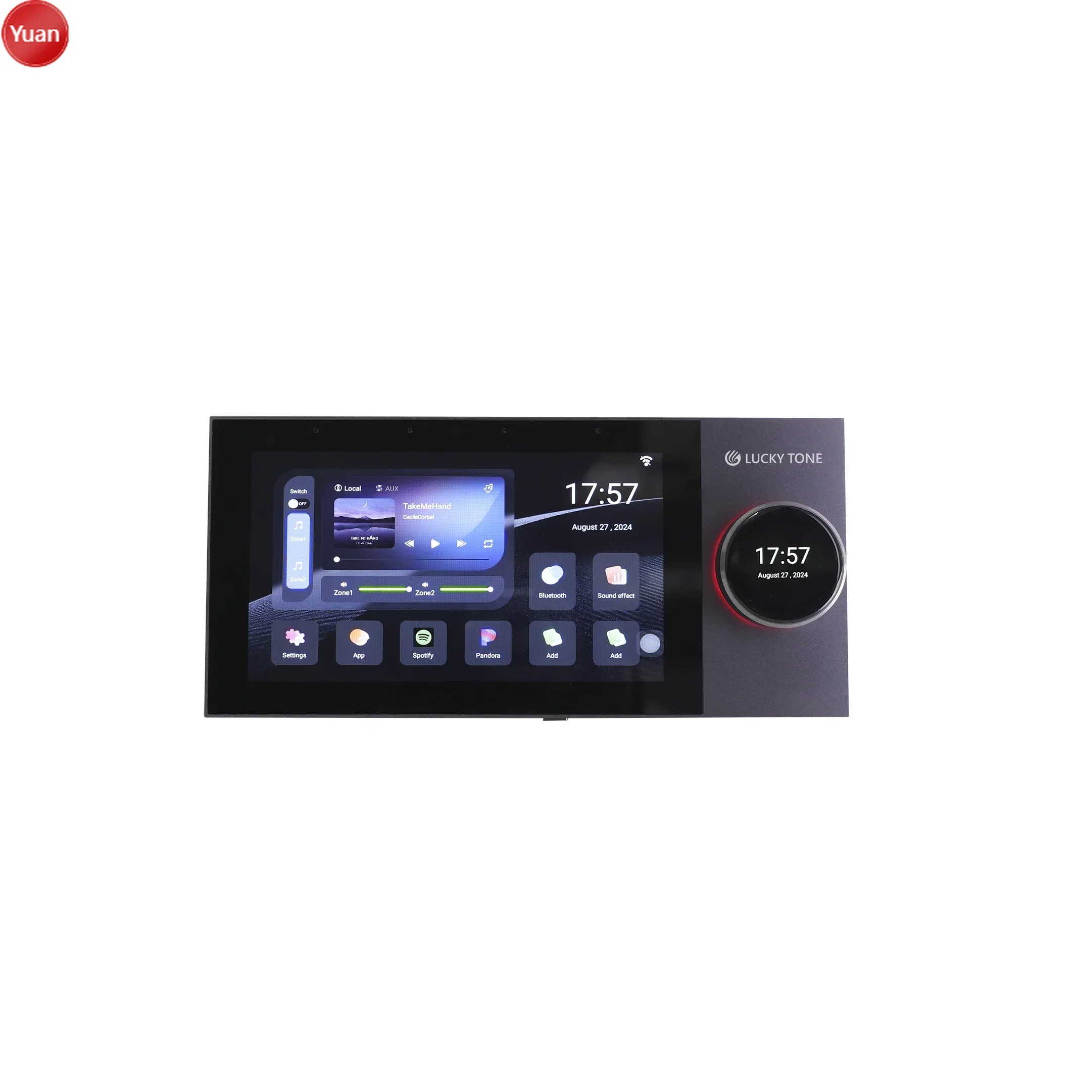 Audio Music For Background - Amplificatore da Parete M con Pannello