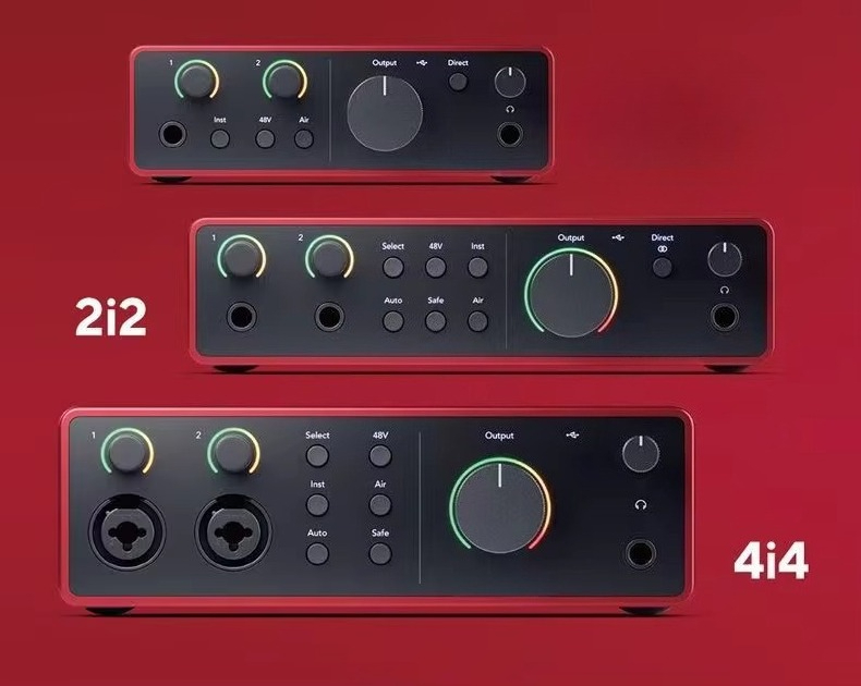 Audio Music Production - Scheda Audio Forster Scarlet per 2i2