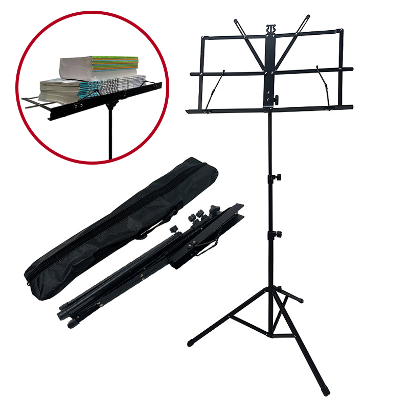 Audio Into Music Sheet - Supporto base treppiede per spartiti compatto