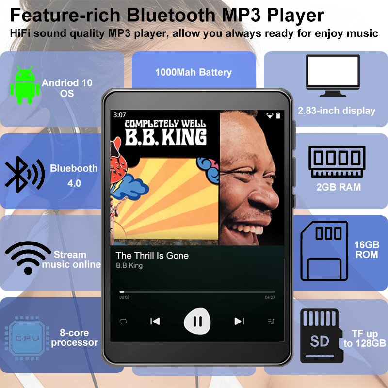Audio Music Free Download - Lettore MP3 WiFi Android 10 Spotify