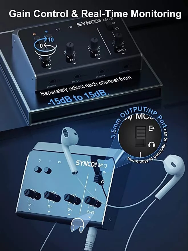 Synco MC3 Lite Mixer audio Acc - Audio And Music Mixer recensione e prezzo