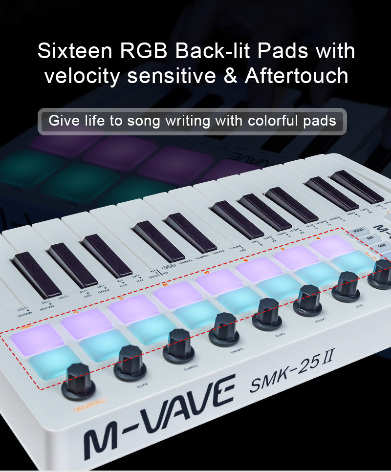 M-VAVE SMK-25 II Controller MI - Midi Controller Pad recensione e prezzo