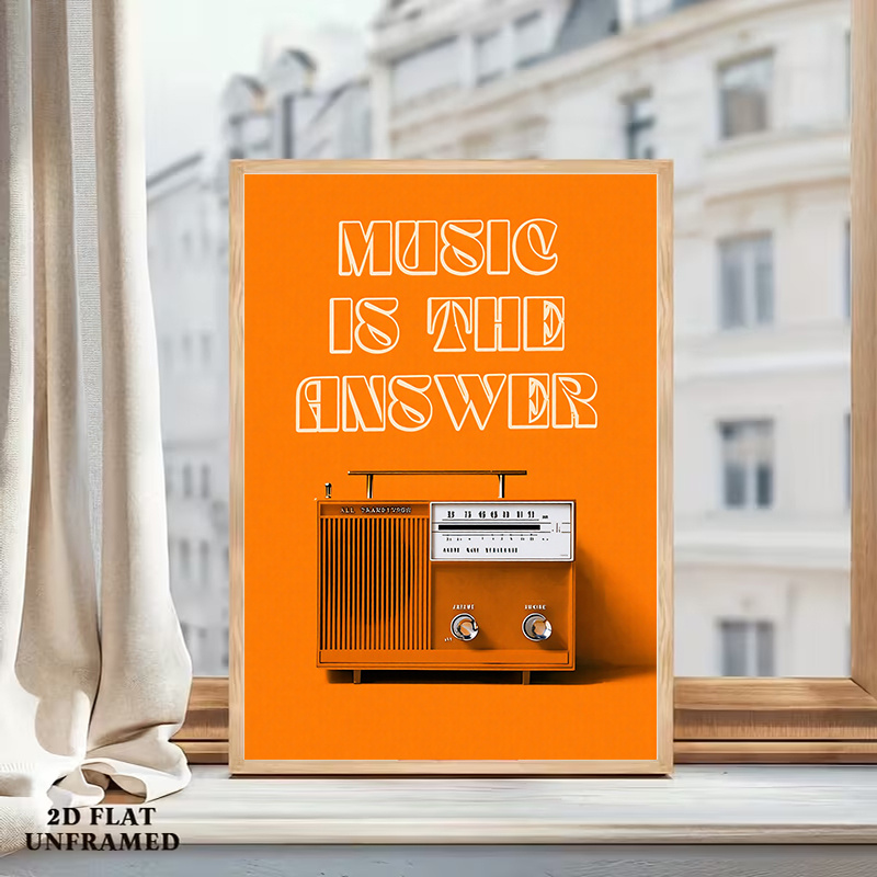 Quadro su Tela Senza Cornice c - Audio Music For Background recensione e prezzo