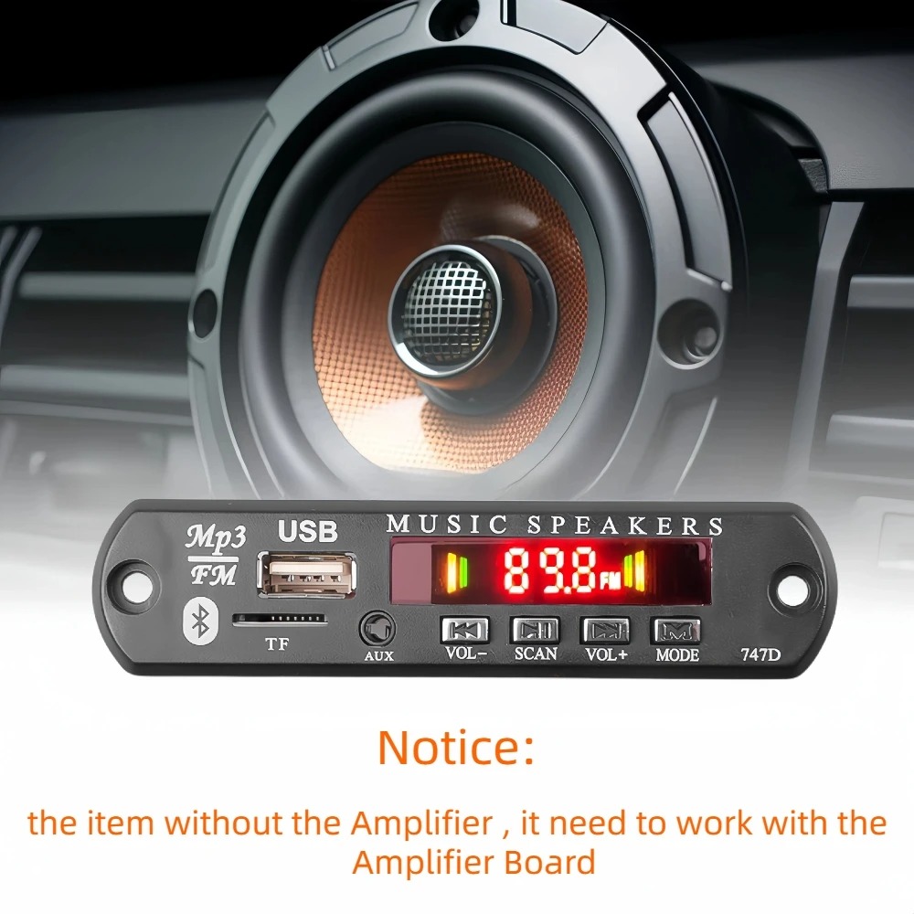 DC 9V 12V Bluetooth 5.0 MP3 WM - Audio Music To Mp3 recensione e prezzo