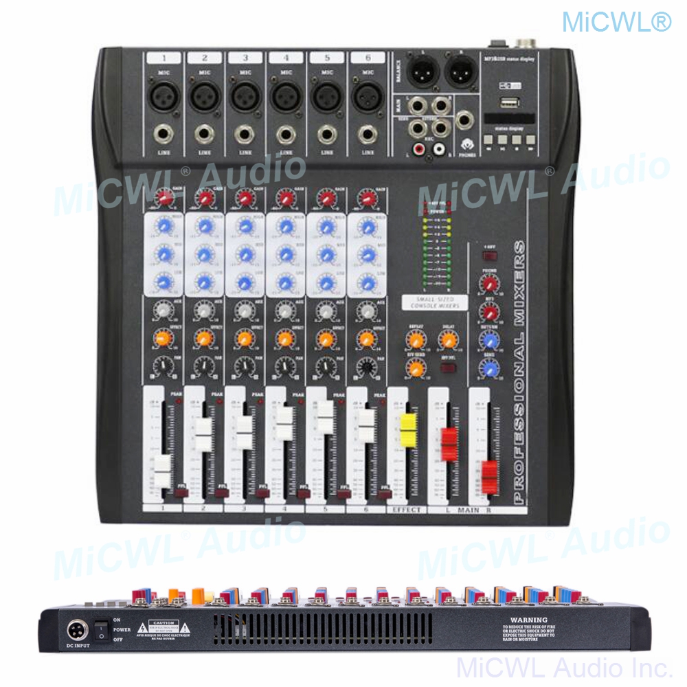 Mixer audio MiCWL 6 canali Blu - Audio And Music Mixer recensione e prezzo