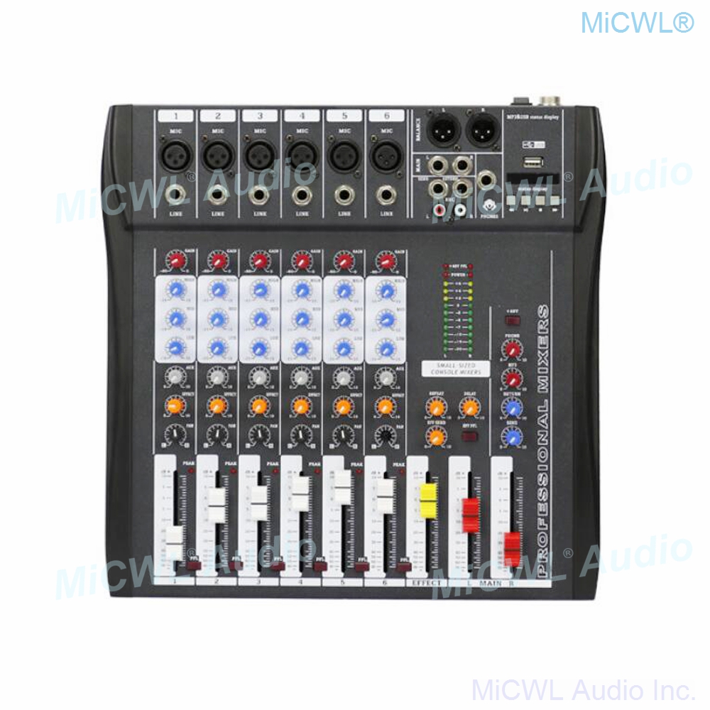 Mixer audio MiCWL 6 canali Blu - Audio And Music Mixer recensione e prezzo