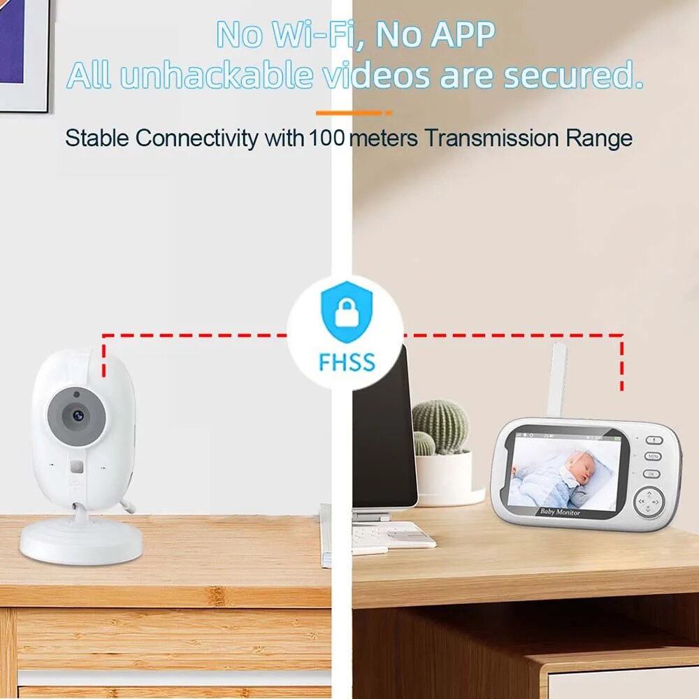 3.5 ''Video Baby Monitor 2.4G  - Audio Music For Video recensione e prezzo