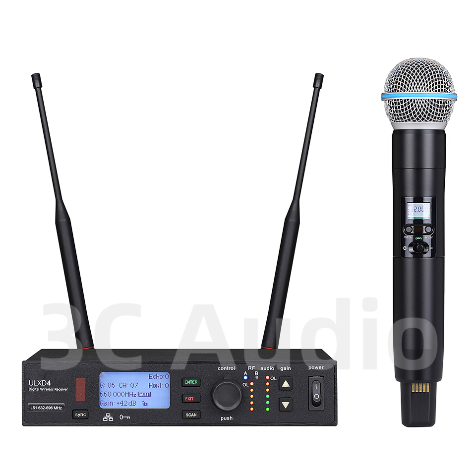 ULXD4-SLXD 500/600 MHz Microfo - Shure Mic Sm58 recensione e prezzo