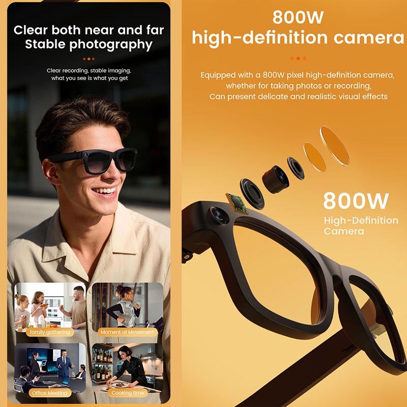Occhiali Smart AI con Fotocame - Audio Music For Video recensione e prezzo
