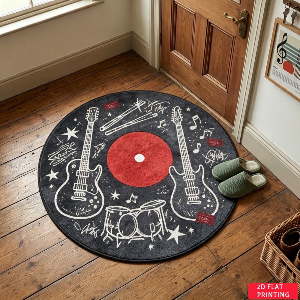 Tappeto Rotondo in Vinile Nero - Audio Vibes Music recensione e prezzo
